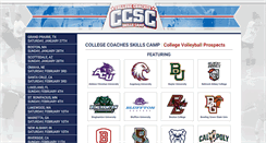 Desktop Screenshot of collegevolleyballprospects.com